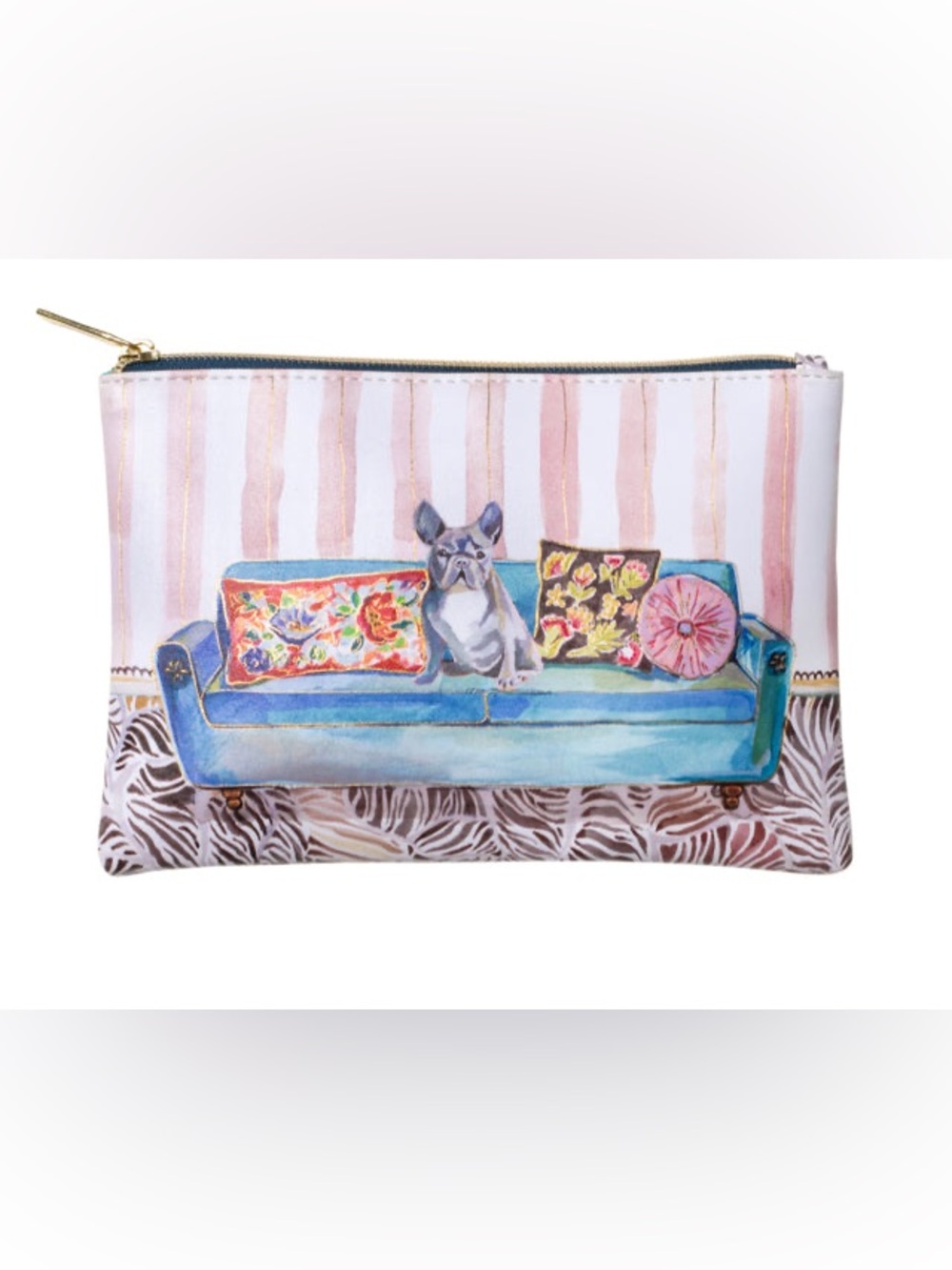 Punch Studio Decorator Frenchie Glam Pouch